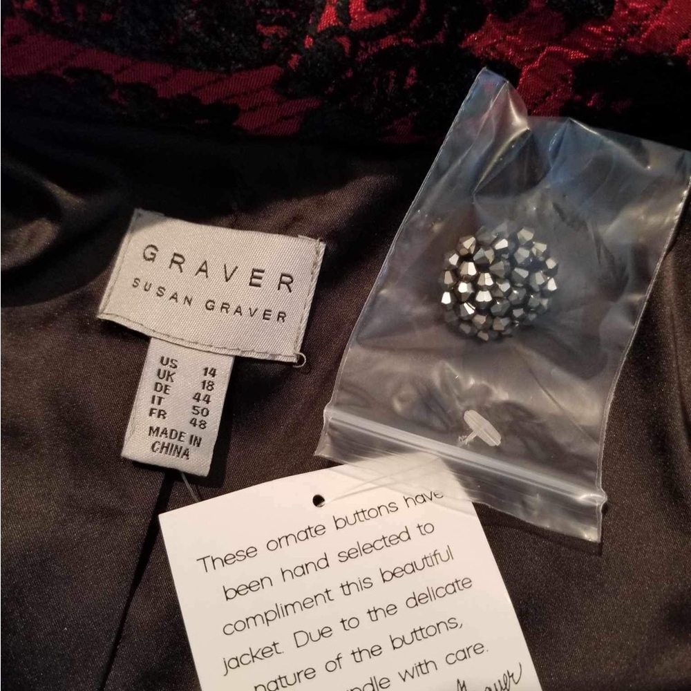 Susan Graver Evening Coat NWT - Picture 8 of 9